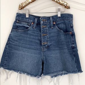 Madewell High Rise Denim Shorts
